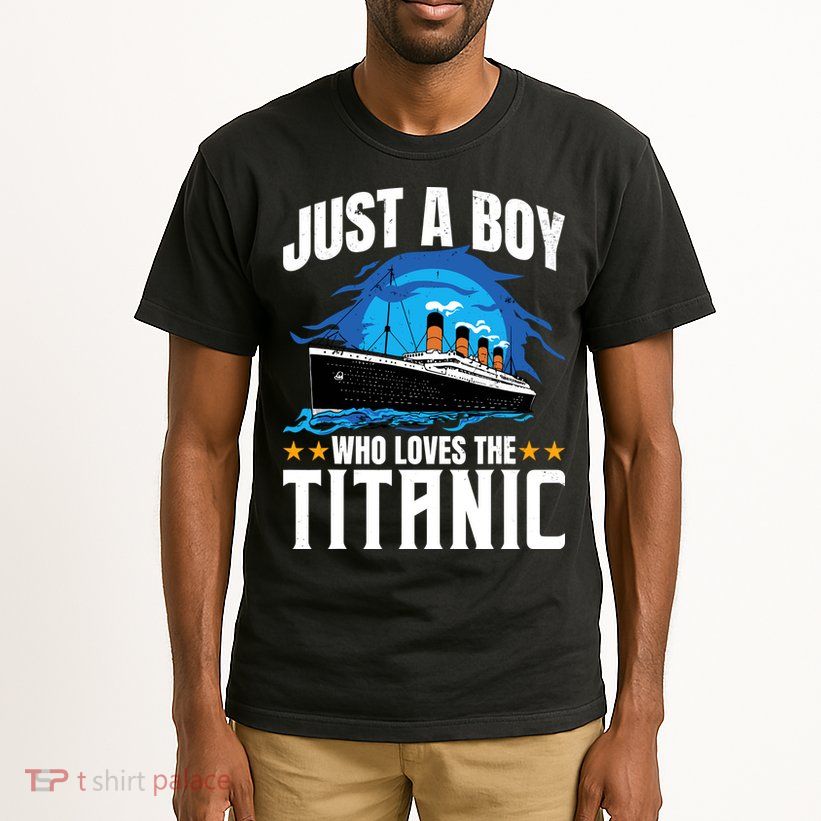 Boy Who Just Love The Rms Titanic Tall T-Shirt