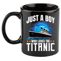 Boy Who Just Love The Rms Titanic 11oz C Handle Ceramic Mug