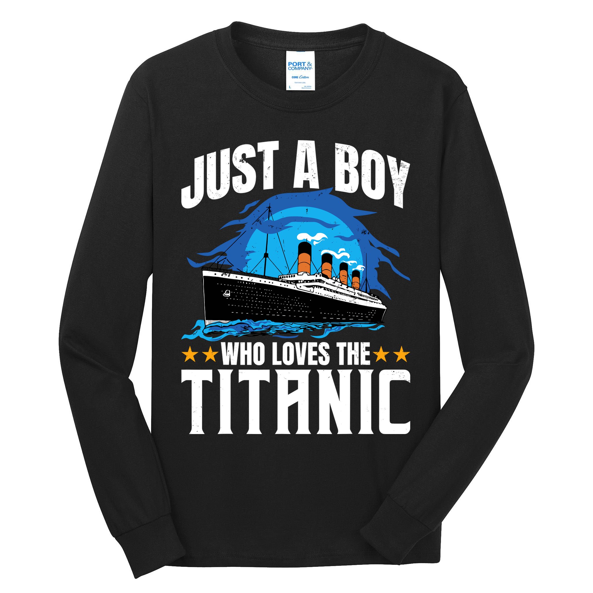Boy Who Just Love The Rms Titanic Tall Long Sleeve T-Shirt
