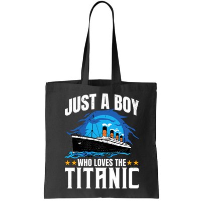 Boy Who Just Love The Rms Titanic Bag