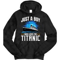 Boy Who Just Love The Rms Titanic Tie Dye Hoodie