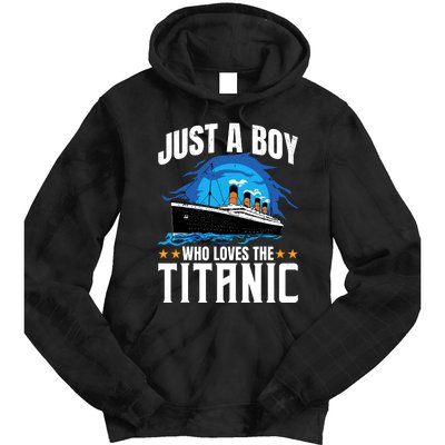 Boy Who Just Love The Rms Titanic Tie Dye Hoodie