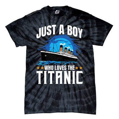 Boy Who Just Love The Rms Titanic Tie-Dye T-Shirt