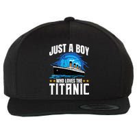 Boy Who Just Love The Rms Titanic Wool Snapback Cap