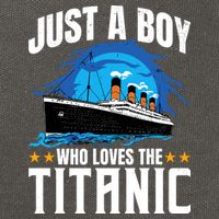 Boy Who Just Love The Rms Titanic Cotton Canvas Backpack