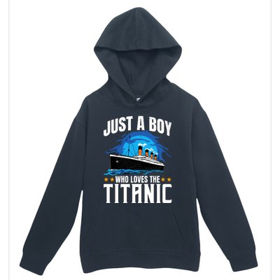 Boy Who Just Love The Rms Titanic Urban Pullover Hoodie