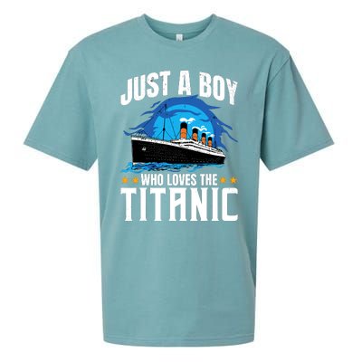 Boy Who Just Love The Rms Titanic Sueded Cloud Jersey T-Shirt