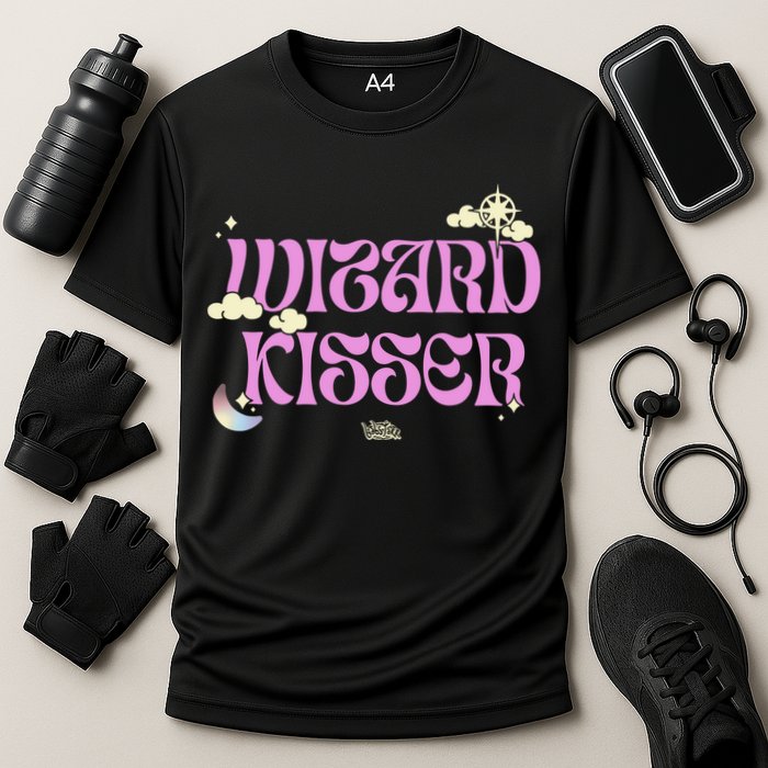 Babsdraws Wizard Kisser Performance Shirt