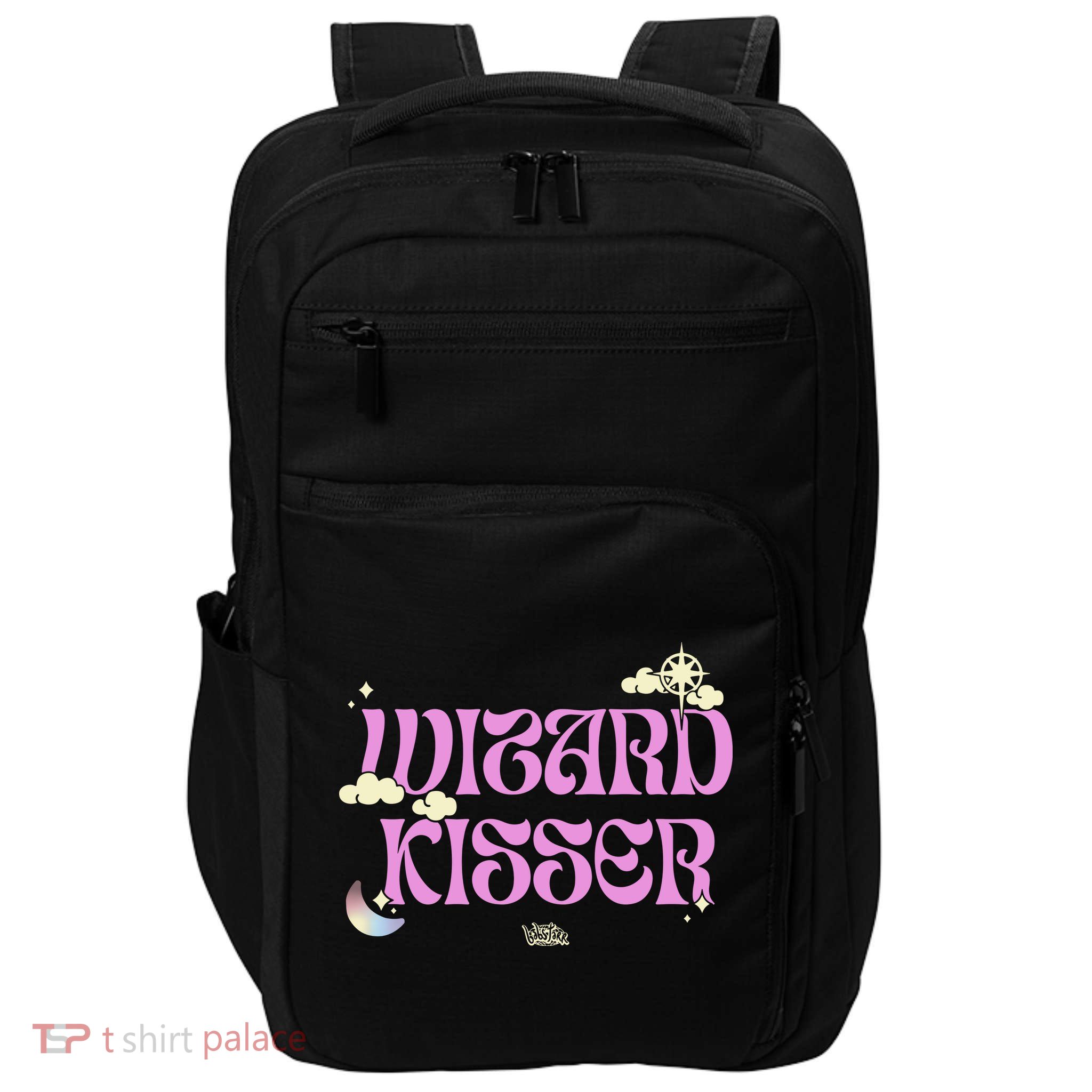 Babsdraws Wizard Kisser Impact Tech Backpack