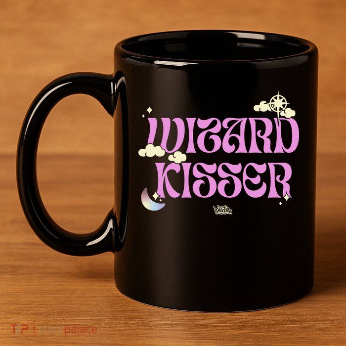Babsdraws Wizard Kisser 11oz C Handle Ceramic Mug