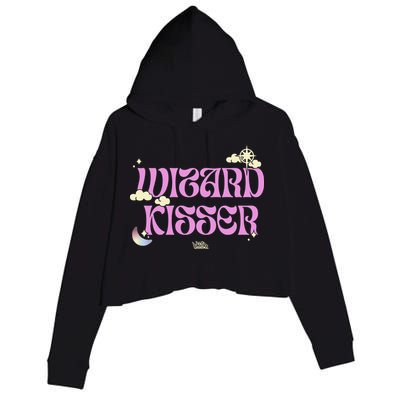 Babsdraws Wizard Kisser Crop Fleece Hoodie