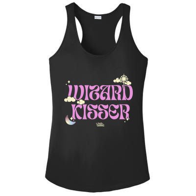 Babsdraws Wizard Kisser Ladies PosiCharge Competitor Racerback Tank