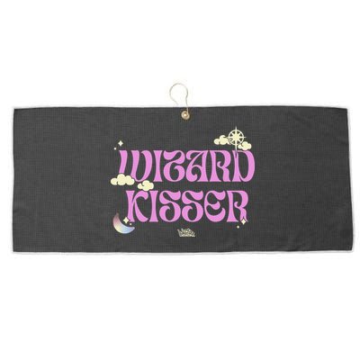 Babsdraws Wizard Kisser Large Microfiber Waffle Golf Towel
