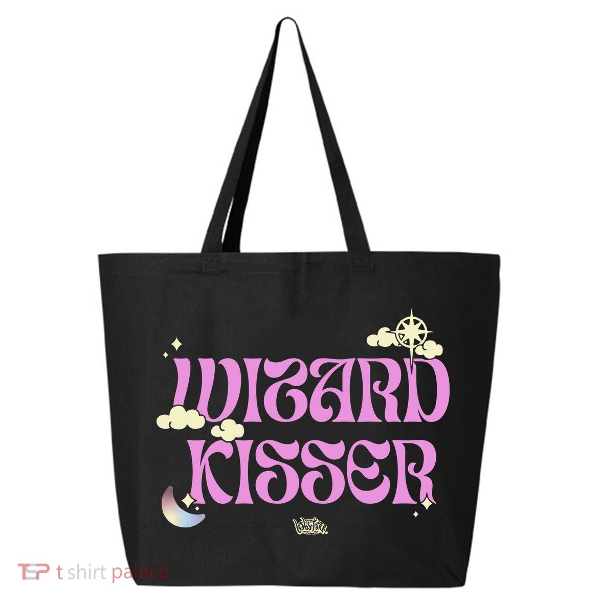 Babsdraws Wizard Kisser 25L Jumbo Tote