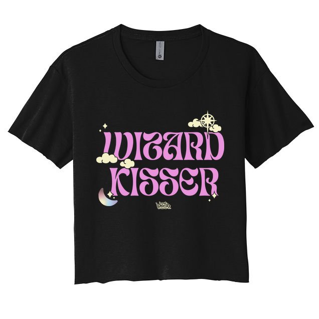 Babsdraws Wizard Kisser Crop Top