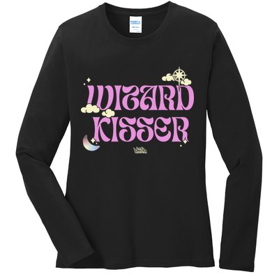 Babsdraws Wizard Kisser Ladies Long Sleeve Shirt