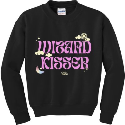 Babsdraws Wizard Kisser Kids Sweatshirt