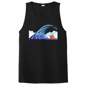 Blue Wave Kamala Harris Trump PosiCharge Competitor Tank