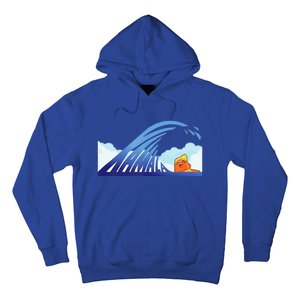 Blue Wave Kamala Harris Trump Hoodie