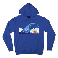 Blue Wave Kamala Harris Trump Hoodie