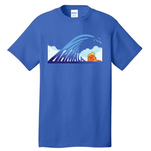 Blue Wave Kamala Harris Trump Tall T-Shirt