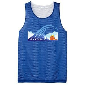 Blue Wave Kamala Harris Trump Mesh Reversible Basketball Jersey Tank