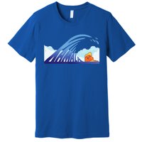 Blue Wave Kamala Harris Trump Premium T-Shirt