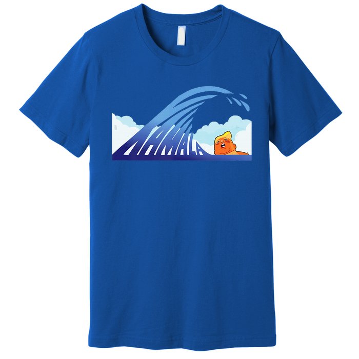 Blue Wave Kamala Harris Trump Premium T-Shirt