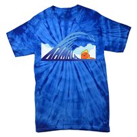 Blue Wave Kamala Harris Trump Tie-Dye T-Shirt