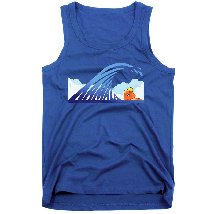 Blue Wave Kamala Harris Trump Tank Top