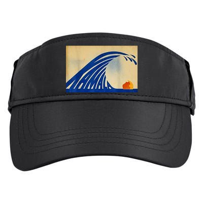 Blue Wave Kamala Funny Anti Trump Adult Drive Performance Visor