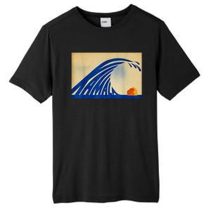 Blue Wave Kamala Funny Anti Trump Tall Fusion ChromaSoft Performance T-Shirt