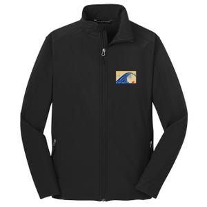 Blue Wave Kamala Funny Anti Trump Core Soft Shell Jacket