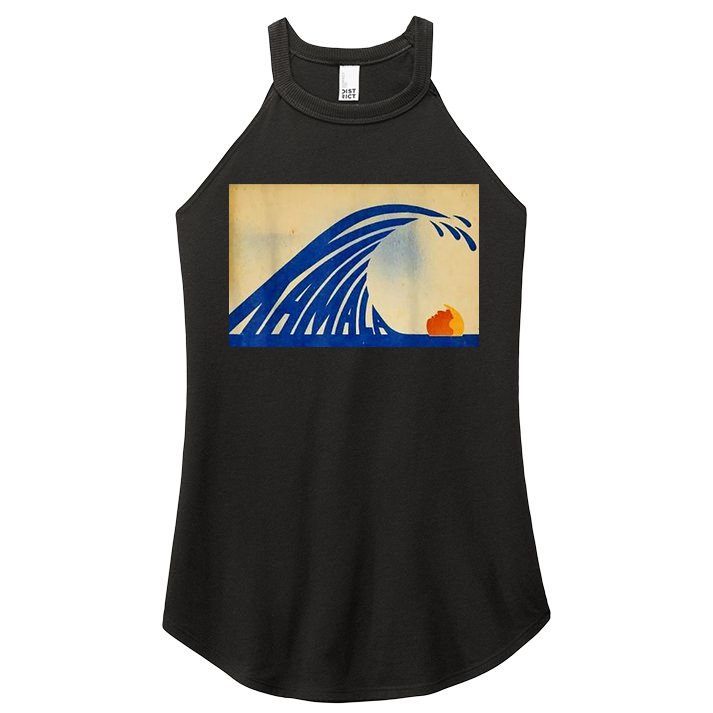 Blue Wave Kamala Funny Anti Trump Women's Perfect Tri Rocker Tank