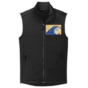 Blue Wave Kamala Funny Anti Trump Collective Smooth Fleece Vest