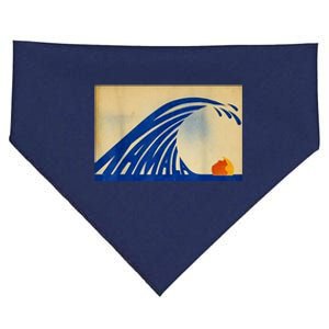 Blue Wave Kamala Funny Anti Trump USA-Made Doggie Bandana