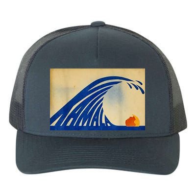 Blue Wave Kamala Funny Anti Trump Yupoong Adult 5-Panel Trucker Hat