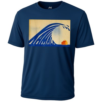 Blue Wave Kamala Funny Anti Trump Cooling Performance Crew T-Shirt