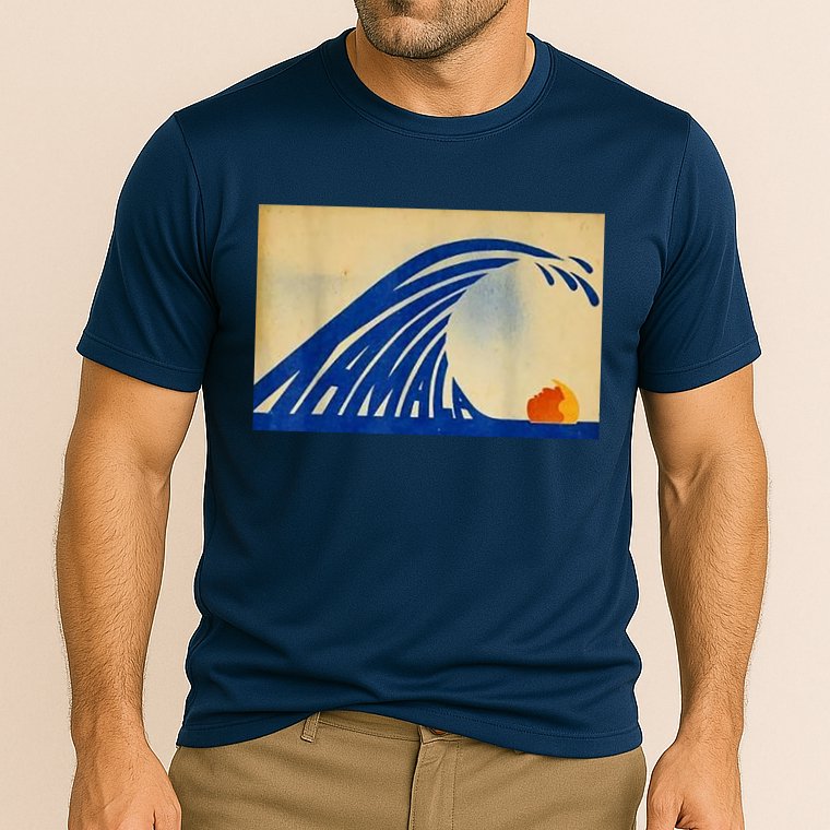 Blue Wave Kamala Funny Anti Trump Cooling Performance Crew T-Shirt