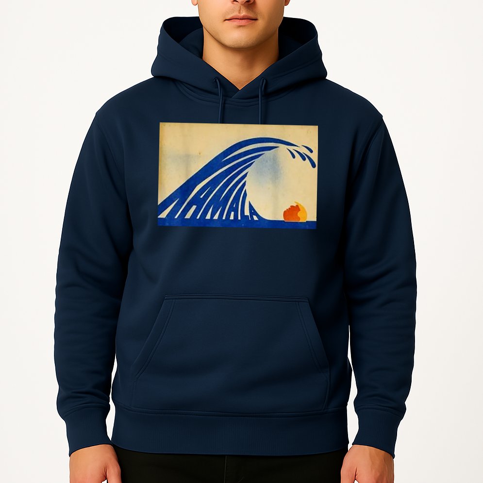 Blue Wave Kamala Funny Anti Trump Hoodie