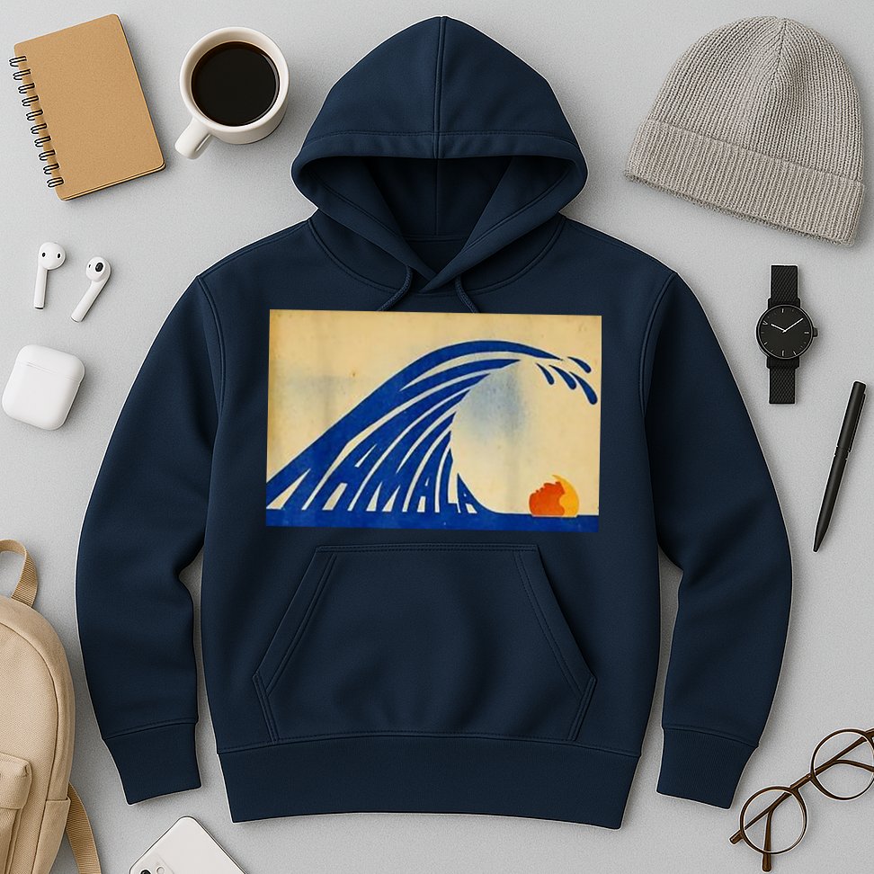 Blue Wave Kamala Funny Anti Trump Hoodie