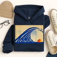 Blue Wave Kamala Funny Anti Trump Hoodie