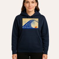Blue Wave Kamala Funny Anti Trump Hoodie