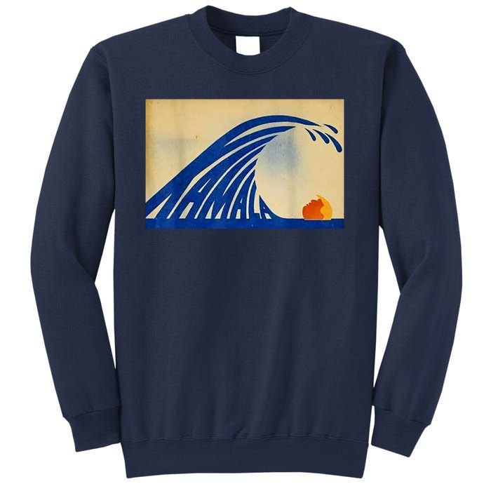 Blue Wave Kamala Funny Anti Trump Sweatshirt