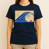 Blue Wave Kamala Funny Anti Trump T-Shirt