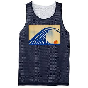 Blue Wave Kamala Funny Anti Trump Mesh Reversible Basketball Jersey Tank