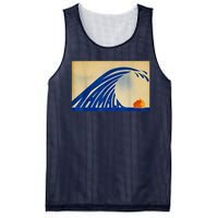 Blue Wave Kamala Funny Anti Trump Mesh Reversible Basketball Jersey Tank