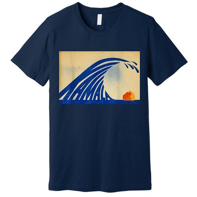Blue Wave Kamala Funny Anti Trump Premium T-Shirt