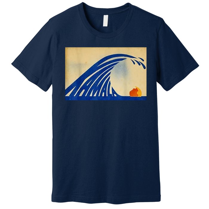 Blue Wave Kamala Funny Anti Trump Premium T-Shirt