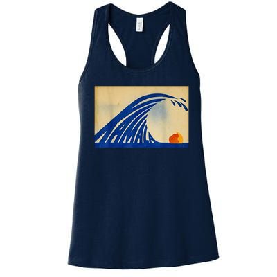 Blue Wave Kamala Funny Anti Trump Women's Racerback Tank